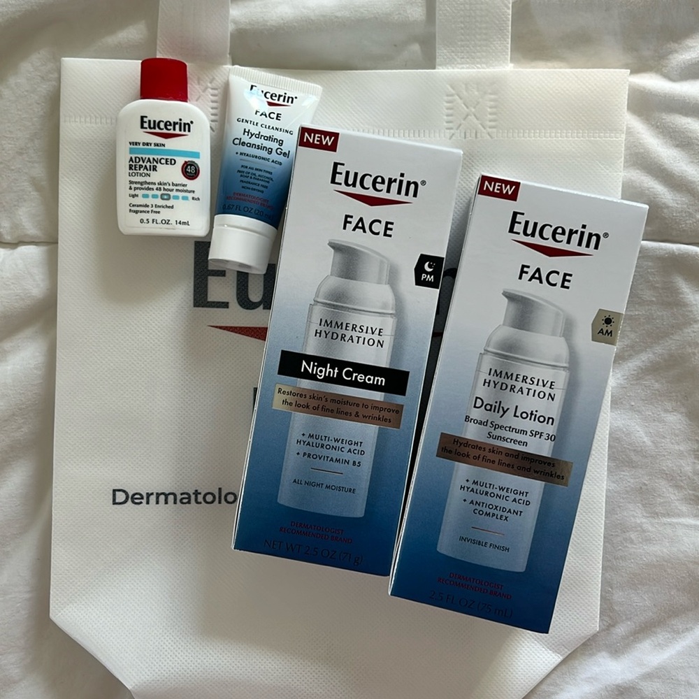 Eucerin immersive Hydration lotions